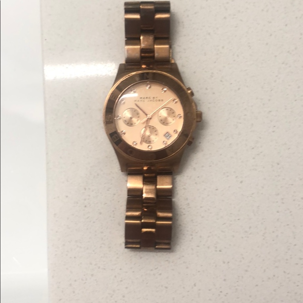 Women’s rose gold Marc Jacobs watch